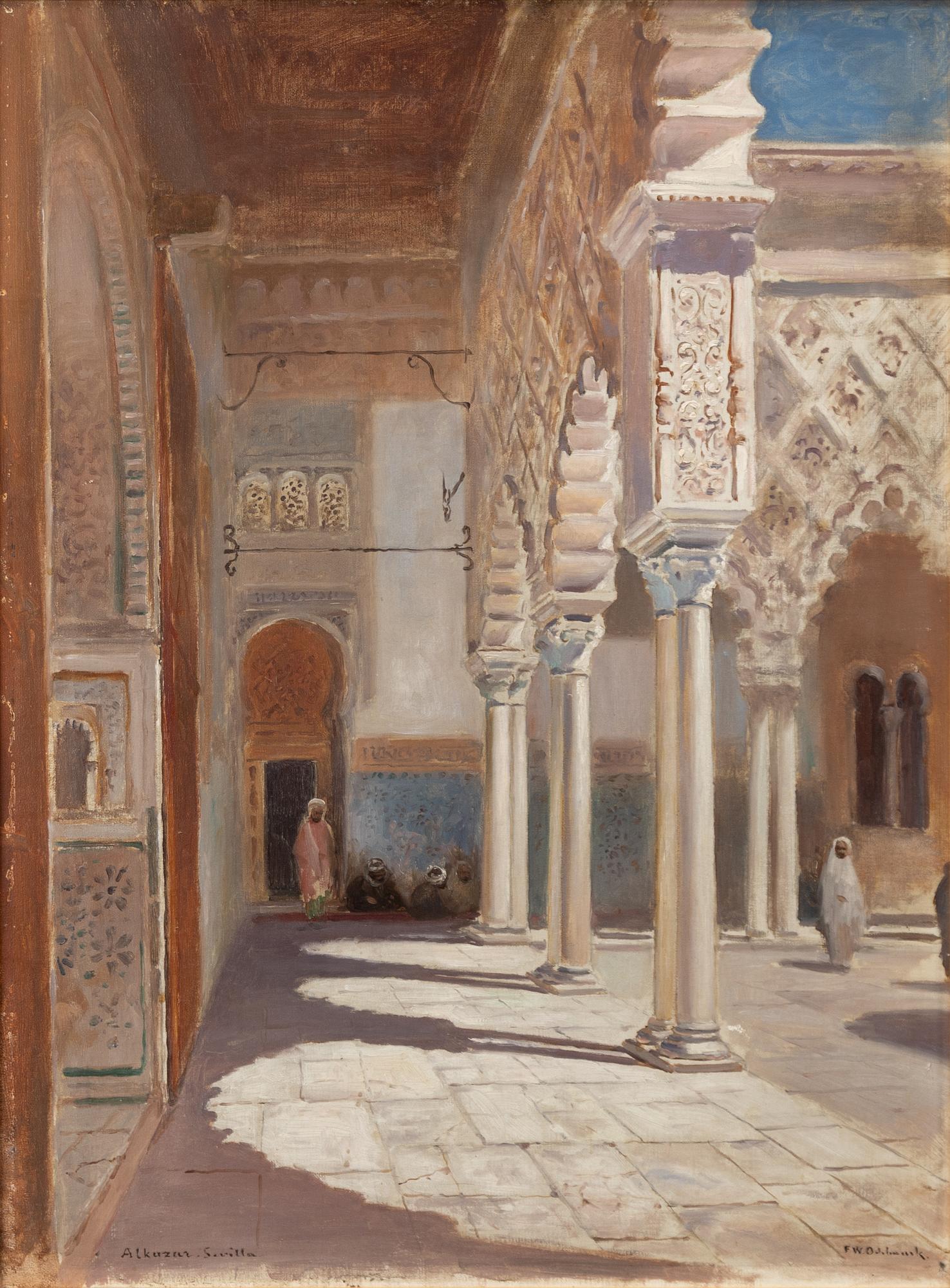 Frans Wilhelm Odelmark, "Alcázar, Seville".
