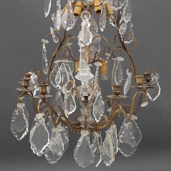 A Baroque style chandelier, early 20th Century.