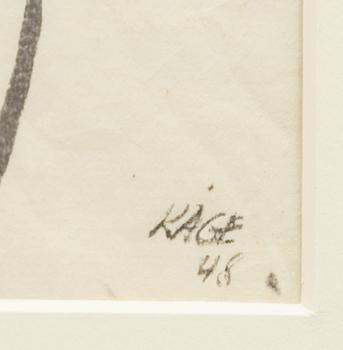 Wilhelm Kåge, Model study.