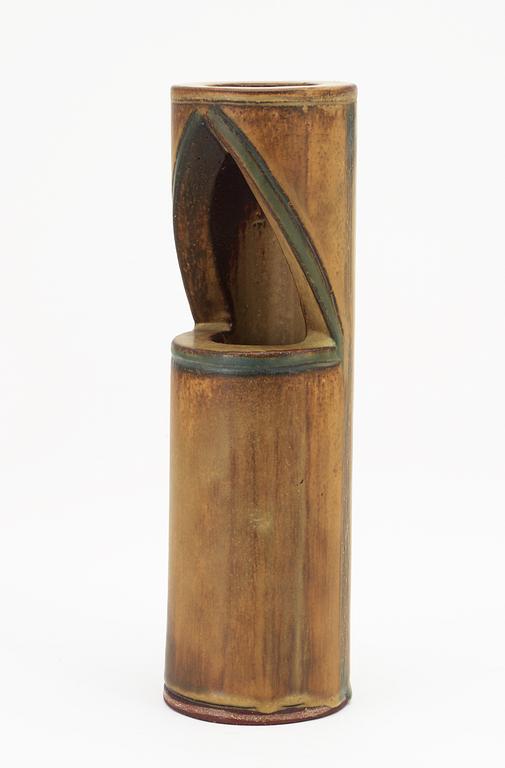 A Wilhelm Kåge 'Farsta' stoneware vase, Gustavsberg Studio 1955.