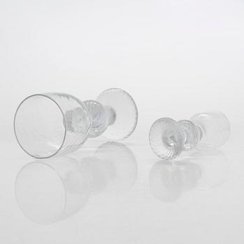 Timo Sarpaneva, 18 'The knight' drinking glasses for Iittala. In production 1979 - 1981.