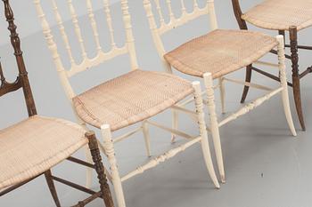 STOLAR, 4 stycken, Italien 1900-tal.