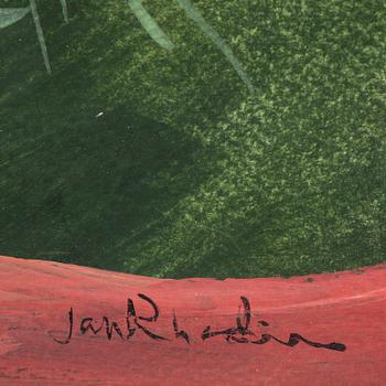 Jan Rhodin, Still life with flowers.