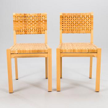 AINO AALTO, A set of five chairs model 615, Artek.