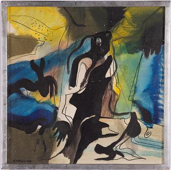 Gunnar Johnsson, 'Badande figur'.