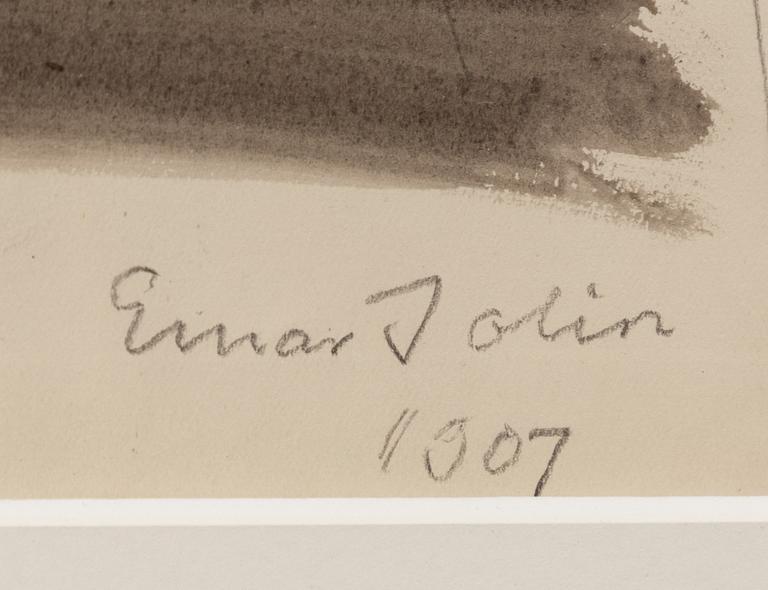 Einar Jolin, Liten gosse.