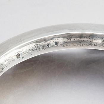 Anton Michelsen, & Royal Copenhagen, vas, modell 1634 med fot och mynning av sterlingsilver, Köpenhamn 1914.