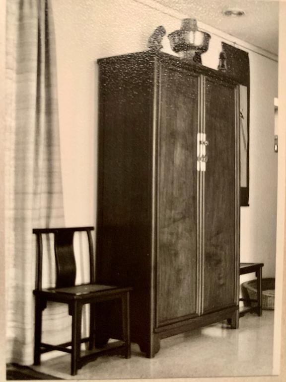 A Chinese hardwood chair, Qing dynasty (1644-1912).