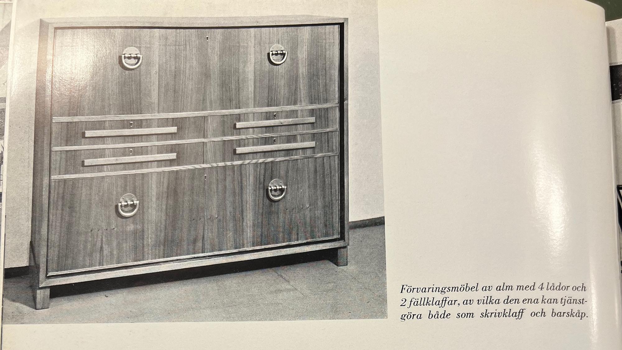 Otto Schulz, skåp, Boet, Göteborg, 1930-tal.