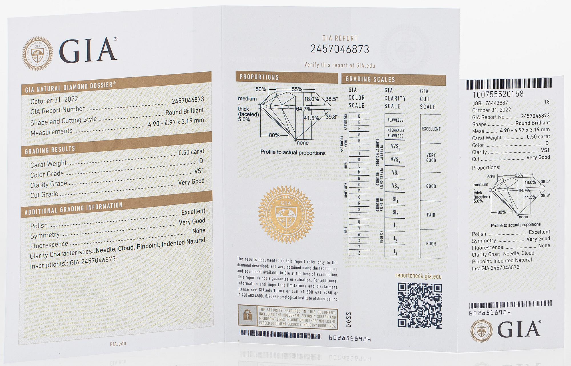 Örhängen, 18K vitguld med briljantslipade diamanter.