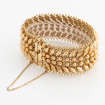 Armband, 18K guld, Italien.