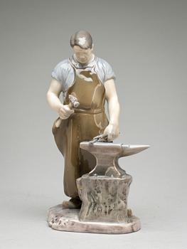 FIGURIN, porslin, Axel Locher, Bing & Gröndahl, Danmark.