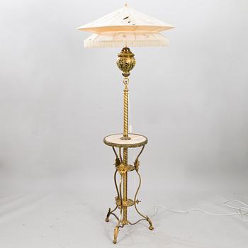 A late 19th century floor lamp.