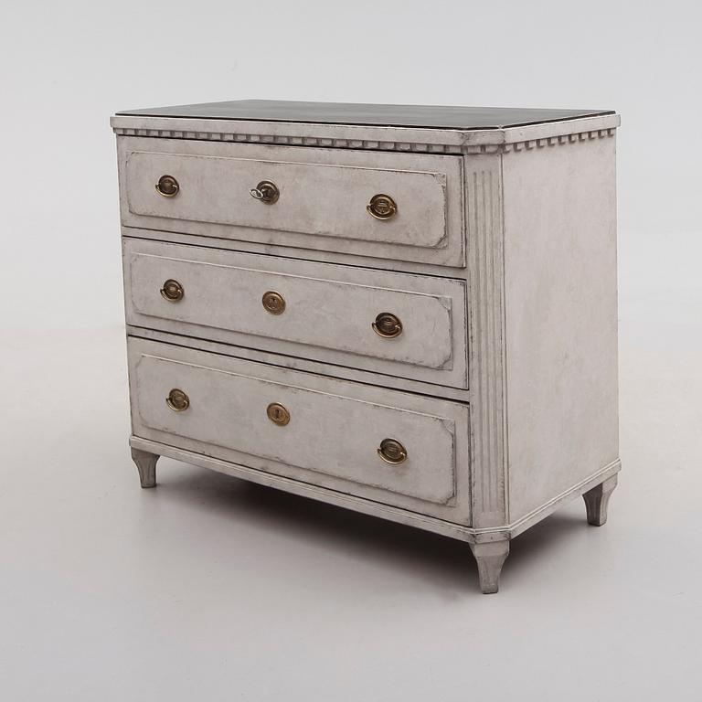 BYRÅ, gustaviansk stil, 1800-tal.