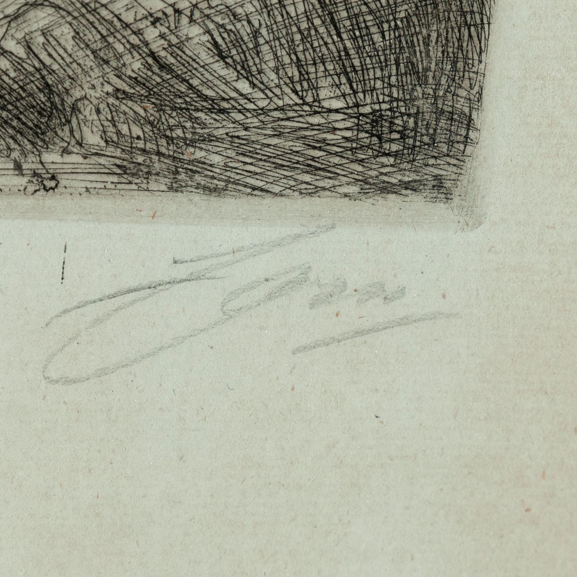 ANDERS ZORN, Etching, 1907, signed.