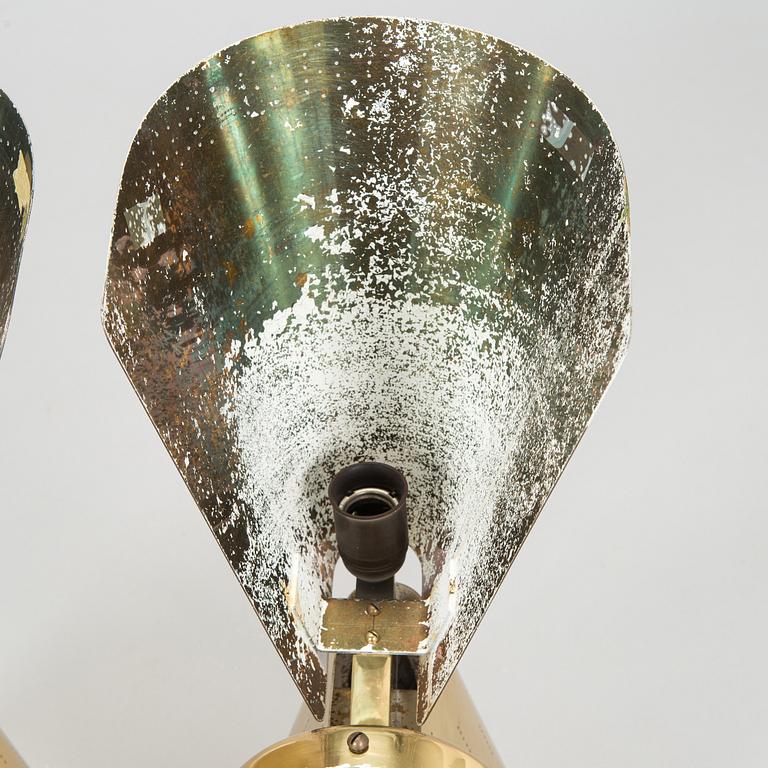 Paavo Tynell, a pair of  mid-20th century  wall lights for Taito. Made to order.