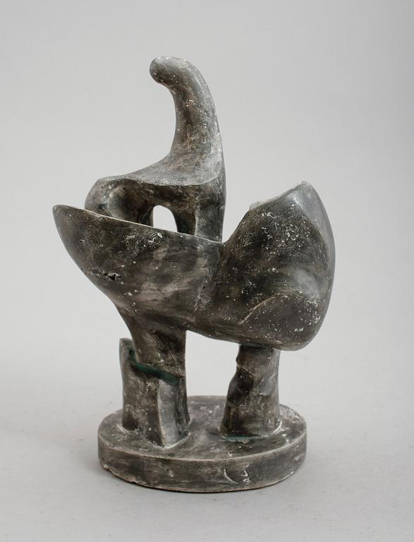 EDELBERT KÖB, skulptur, gips, signerad och daterad 1967.