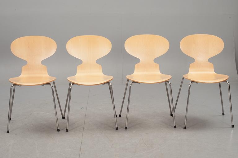 STOLAR, 4 st, "Myran", Arne Jacobsen, Fritz Hansen.