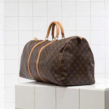 VÄSKA / WEEKENDBAG, "Keepall 55", Louis Vuitton.