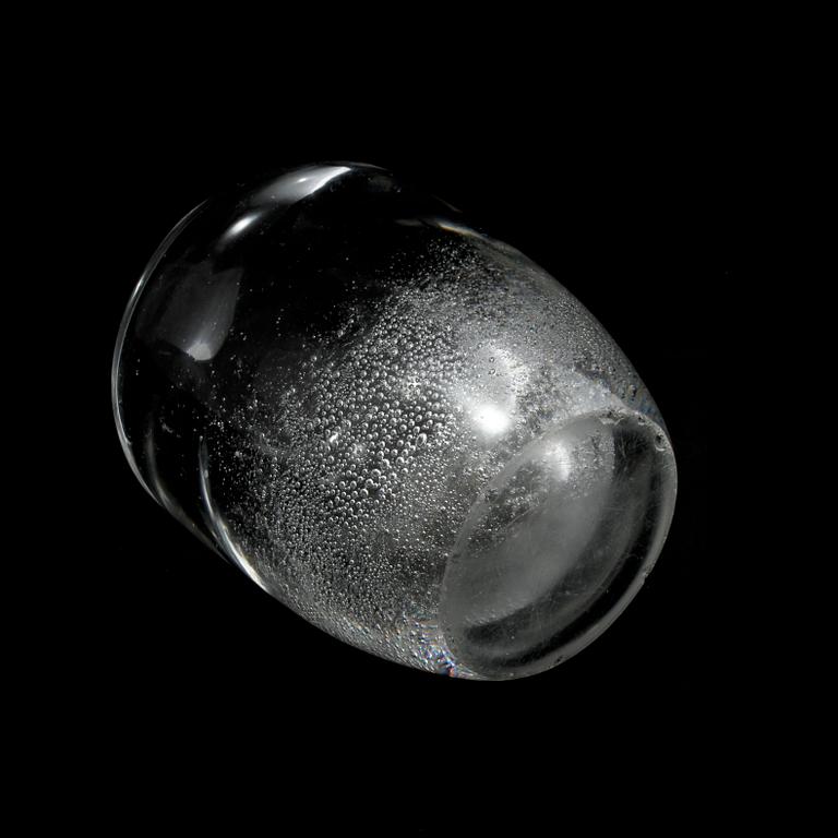VAS, glas, sign. Kaj Franck, Iittala, 1900-talets andra hälft.