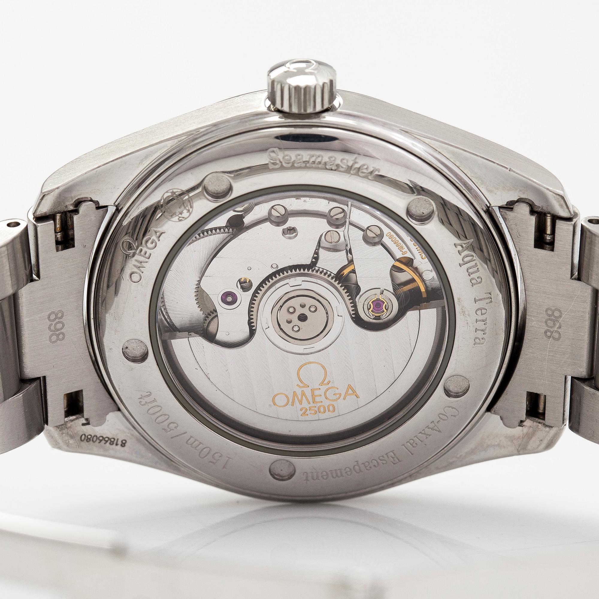 Omega, Seamaster, Aqua Terra, co-axial, 150m, armbandsur, 39 mm.