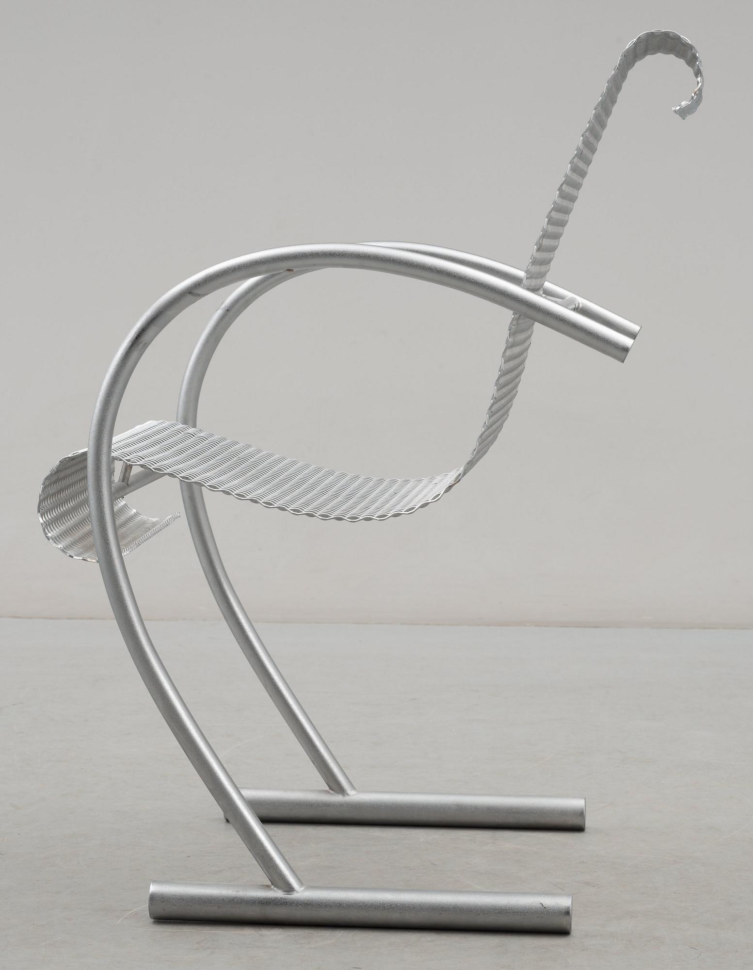 A Shiro Kuramata 'Sing Sing Sing' armchair, XO, Paris.