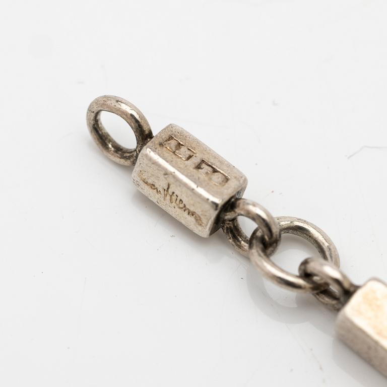 Wiwen Nilsson, Bracelet, sterling silver, Lund, 1945.