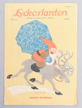 SAMLING TIDSKRIFTER OCH BARNBÖCKER, 1900-talets första hälft.
