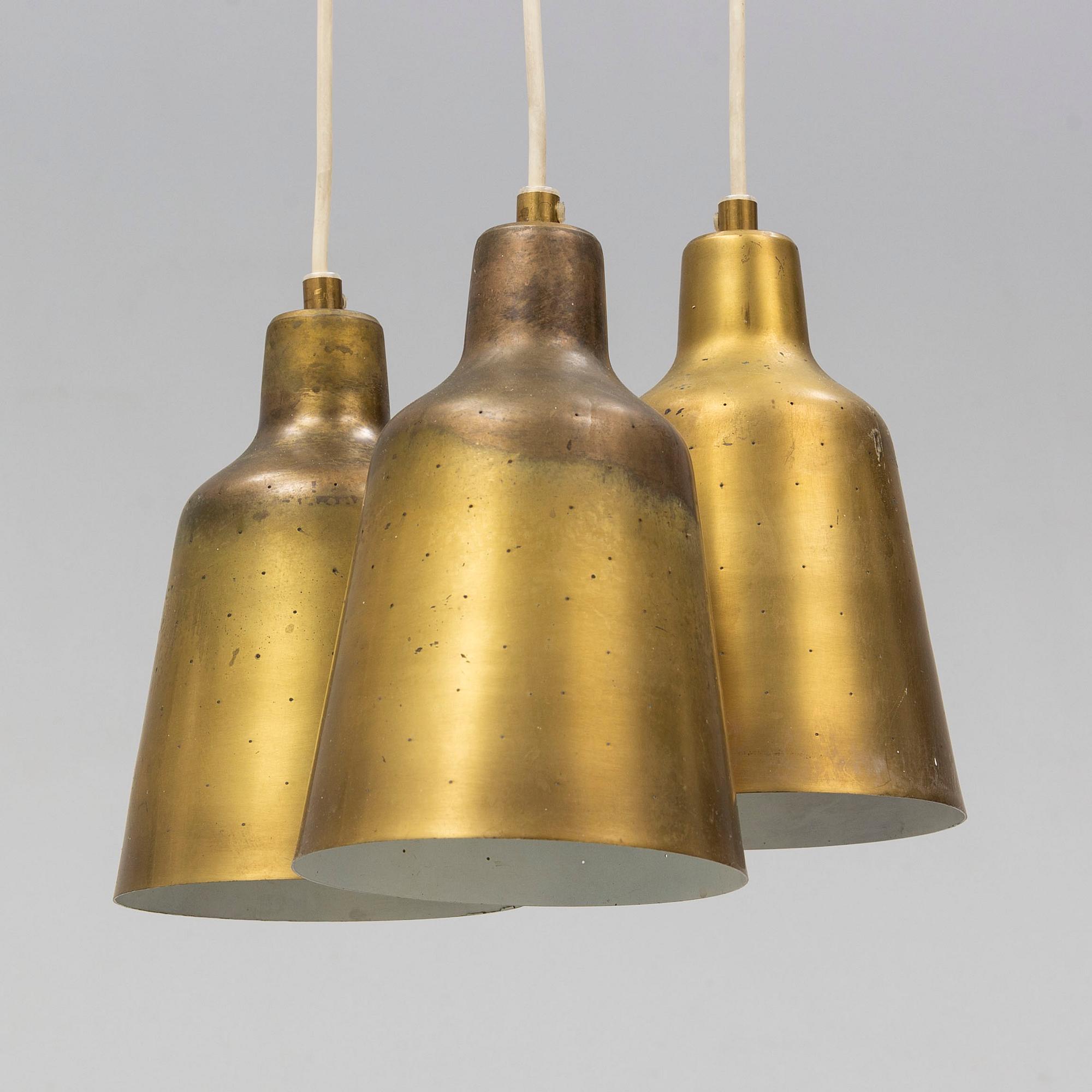 HANS BERGSTRÖM, taklampa, Ateljé Lyktan. 1940-tal.