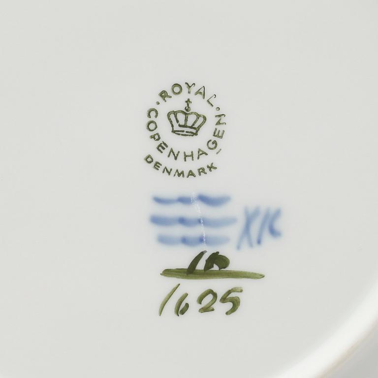 A porcelian set of tableware of 35 pcs by Royal Copenhagen.