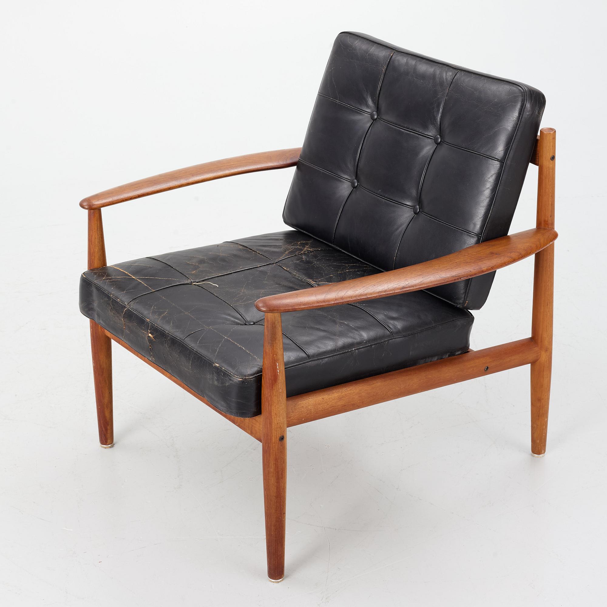 Grete Jalk, an armchair, France & Son, Denmark.