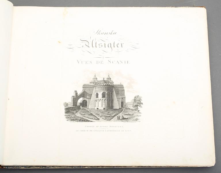 THERSNER ULRIC, -THORA, FORDNA OCH NÄRVARANDE SVERIGE, SKÅNSKA UTSIGTER, 2 vol, utan ort och år (1816-23).