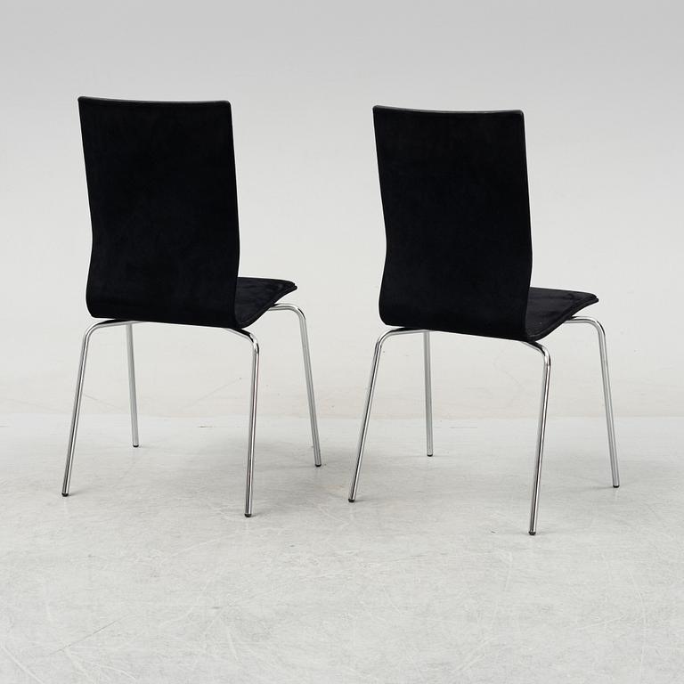 A set of six contemporary chairs, Klaessons Möbler, Tranås, Sweden.