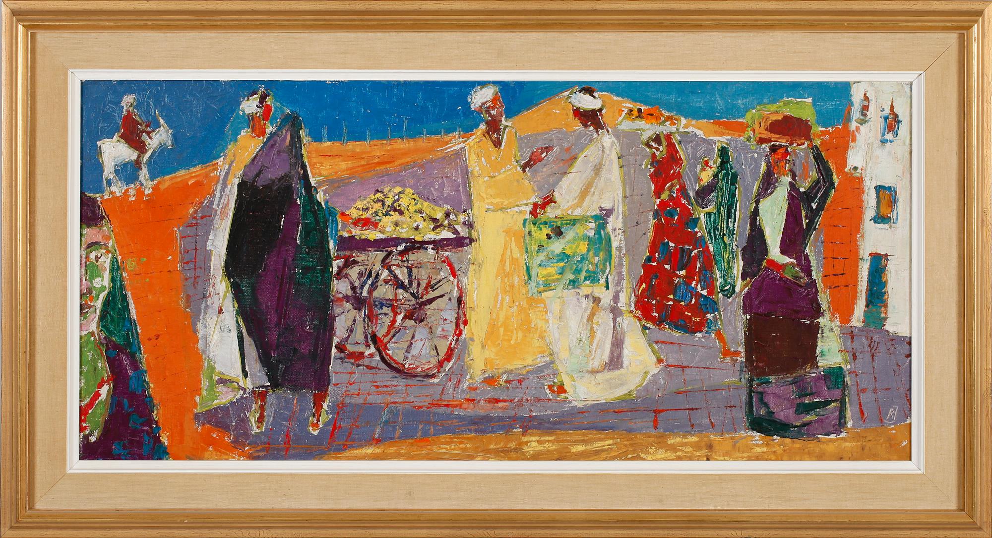 RAGNAR JOHANSSON, olja på duk, monogramsign.