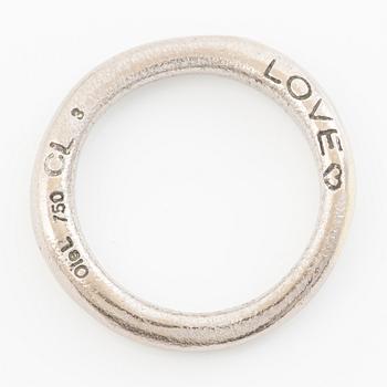 Ole Lynggaard, Charlotte Lynggaard, ring "Love nr 3", 18K vitguld.