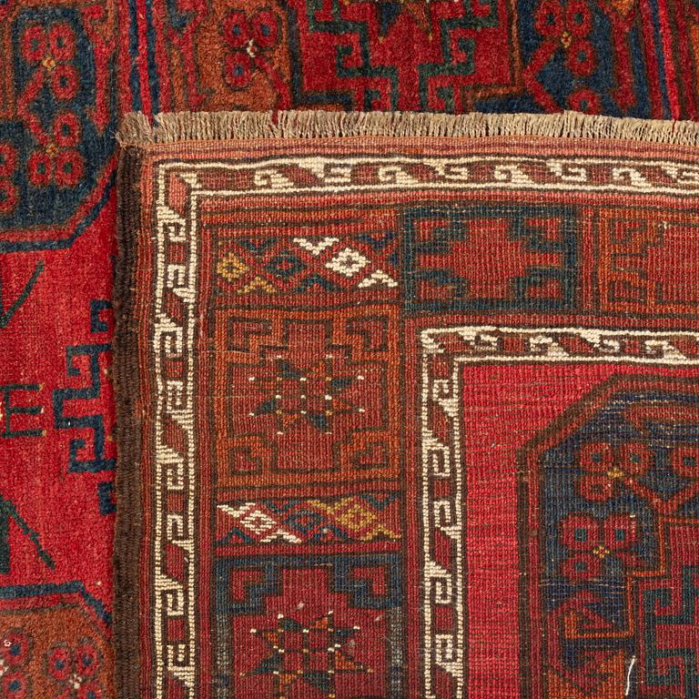 An Antique Ersari carpet, ca 292 x 203 - 226 cm.