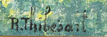 Raymond Thibesart, a signed oil on canvas.