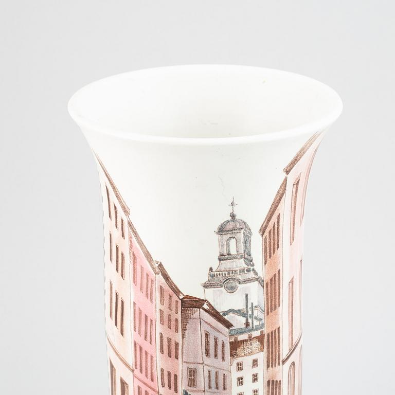 Oskar Dahl, a stoneware vase, Unik 104, Rörstrand 1944.