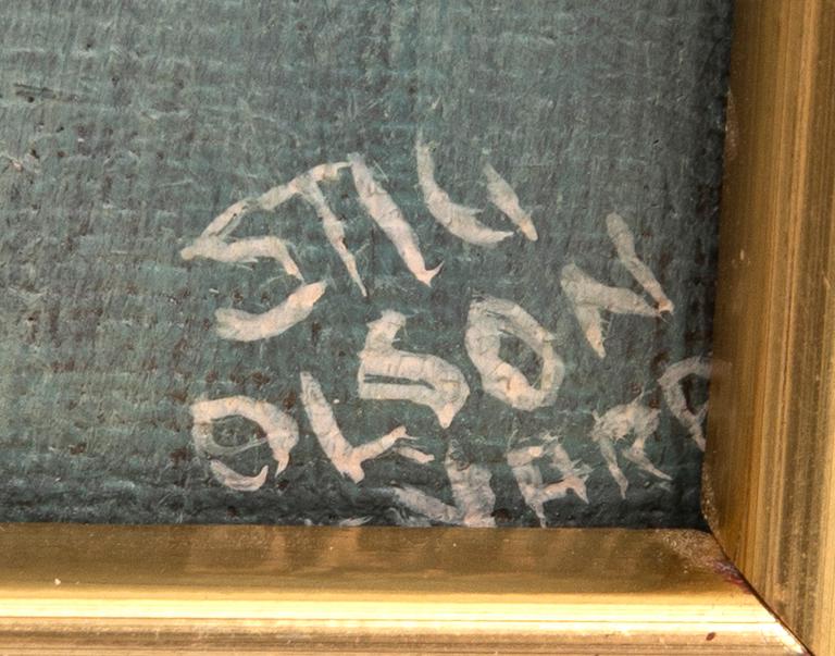 Stig Olson, oil on canvas, signed.