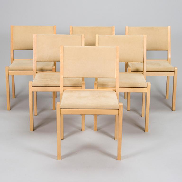 Alvar Aalto, tuoleja, 6 kpl, Artek, 2004.