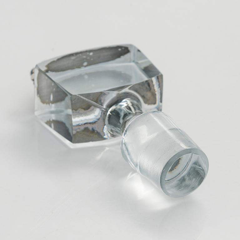 Aage Weimar, cocktail- och serverings set, 7 delar, sterlingsilver och glas, Danmark 1900-talets mitt.