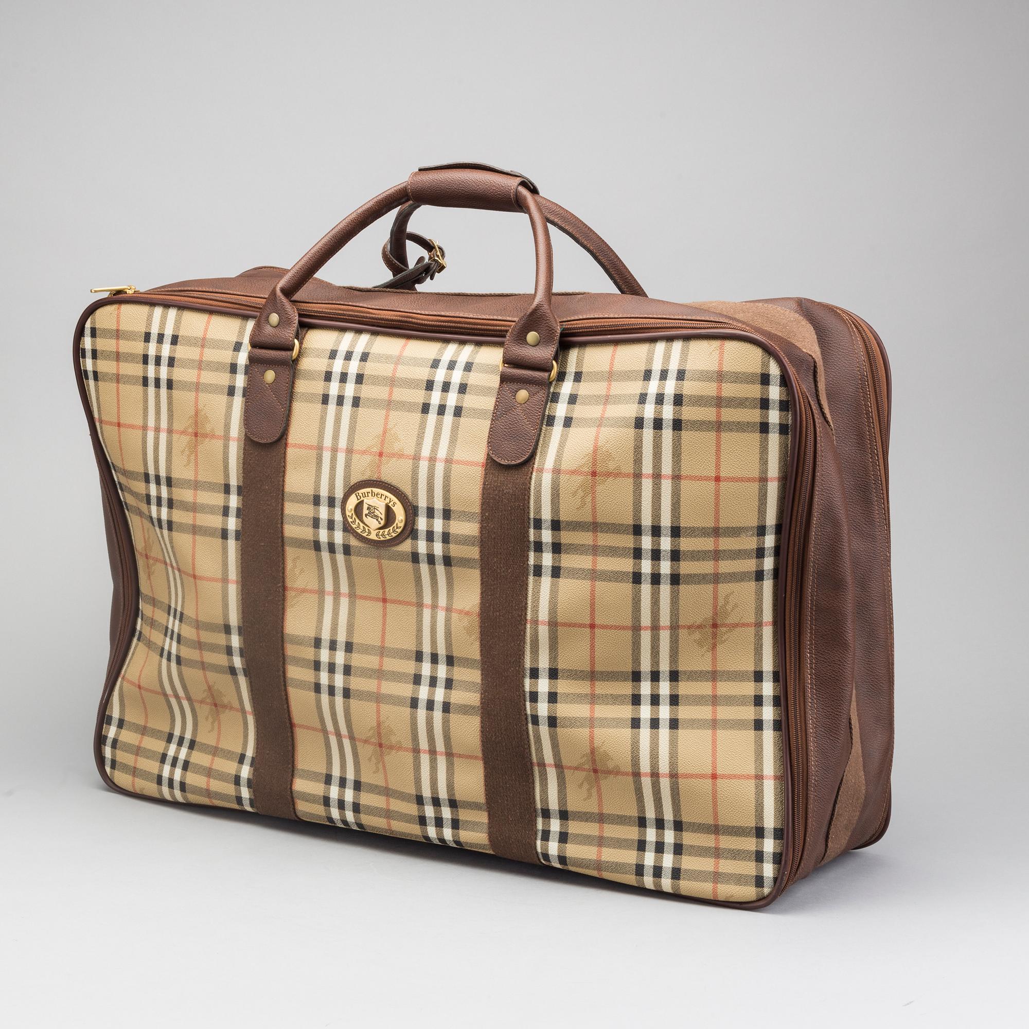 BURBERRY, suitcase.