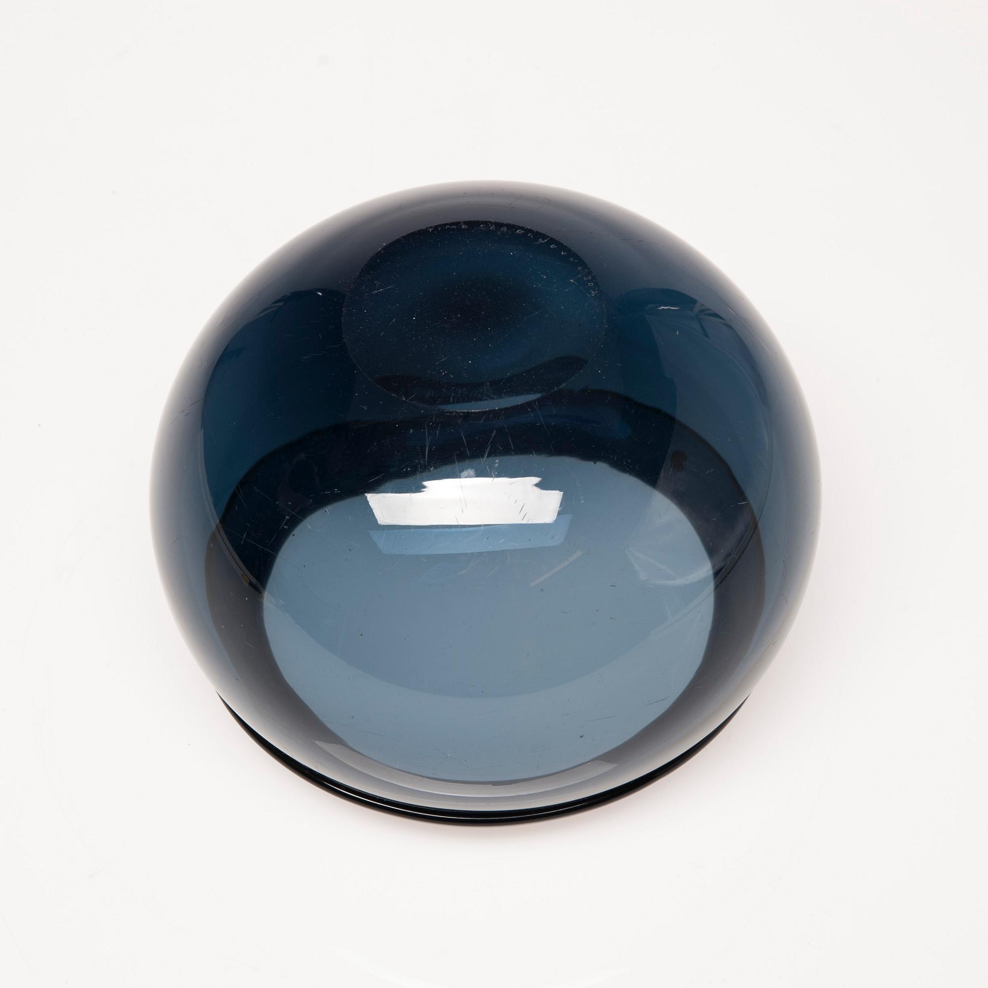 SKÅL, glas, "Pantareuna" signerad Timo Sarpaneva 2302. Iittala. Formgiven 1956.