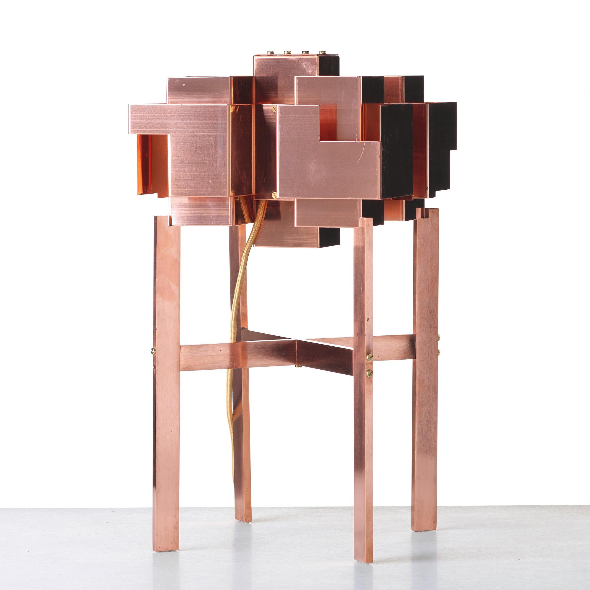 Folkform, "Suburban Skyline", bordslampa, Studio Folkform Edition 2015.
