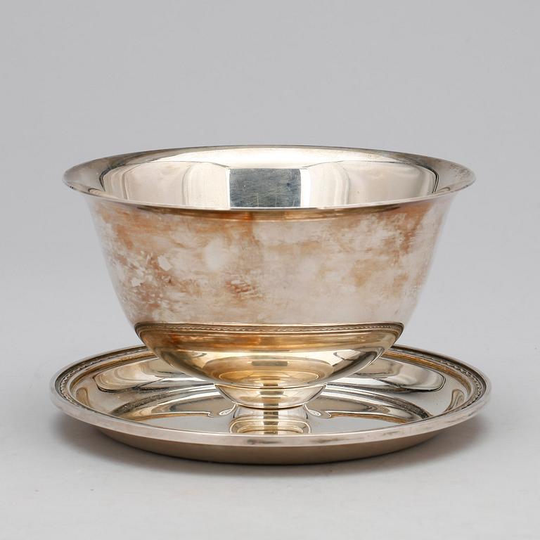 SÅSSKÅL, silver, Råström, Stockholm 1974. Vikt ca 510 gram.