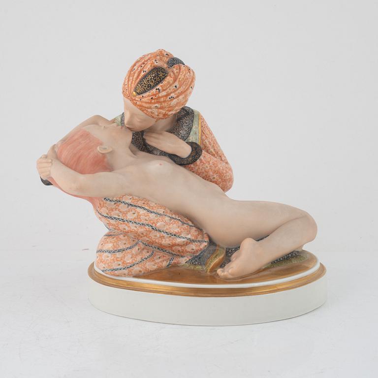 Gerhard Henning, a porcelain figurine, 'Eventyr III', Royal Copenhagen, Denmark.