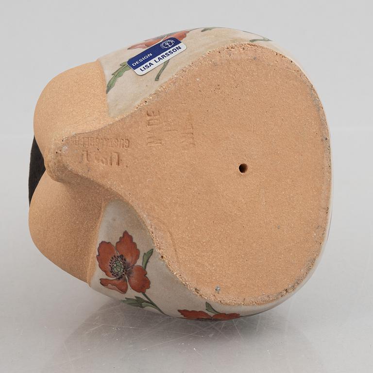 Lisa Larson, figurin, stengods, "Charlotta" ur serien "ABC-flickor", Gustavsberg.