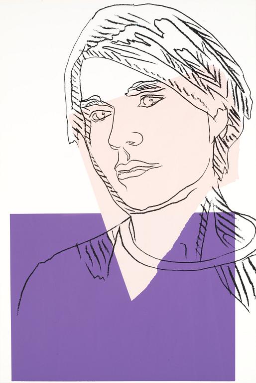 Andy Warhol, "Self-portrait".