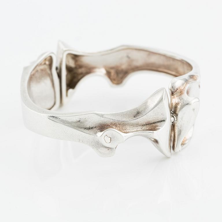 Björn Weckström, bracelet, "Zelda", sterling silver. Lapponia 1982.