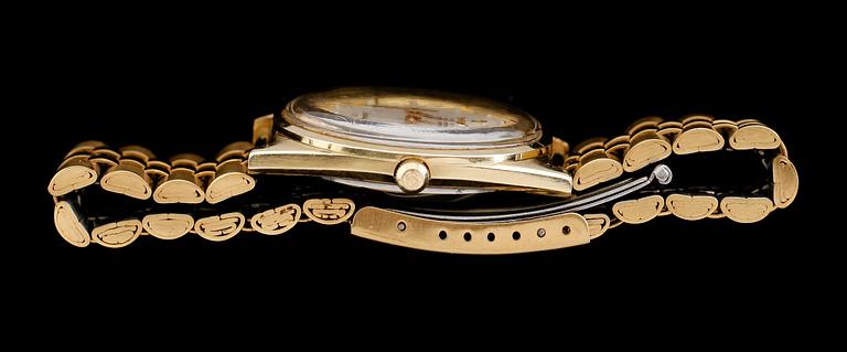 ARMBANDSUR, guld på stål, Omega Automatic Chronometer Officially Certified, Constellation.